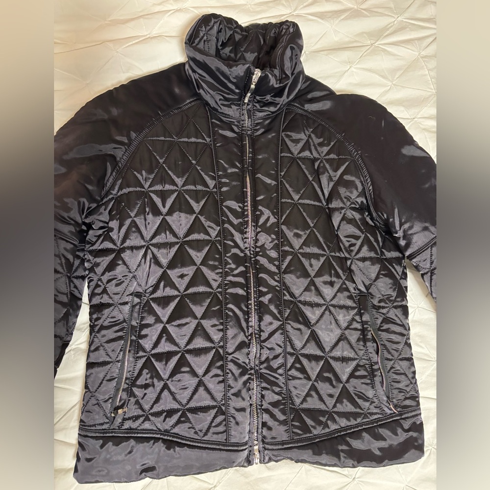 Post Card Women's Black Quilted Jacket